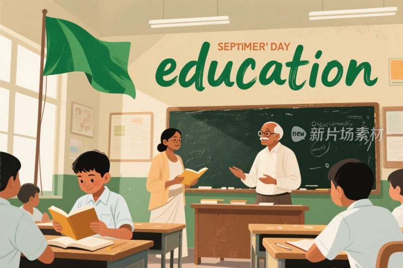 教师节课堂教育场景