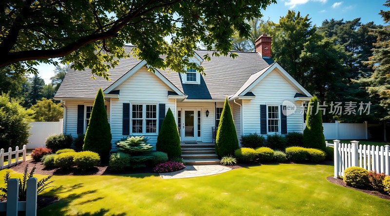 宁静小院绿意盎然温馨家园