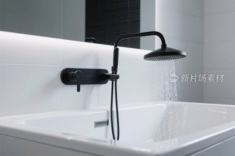 浴室淋浴装置特写