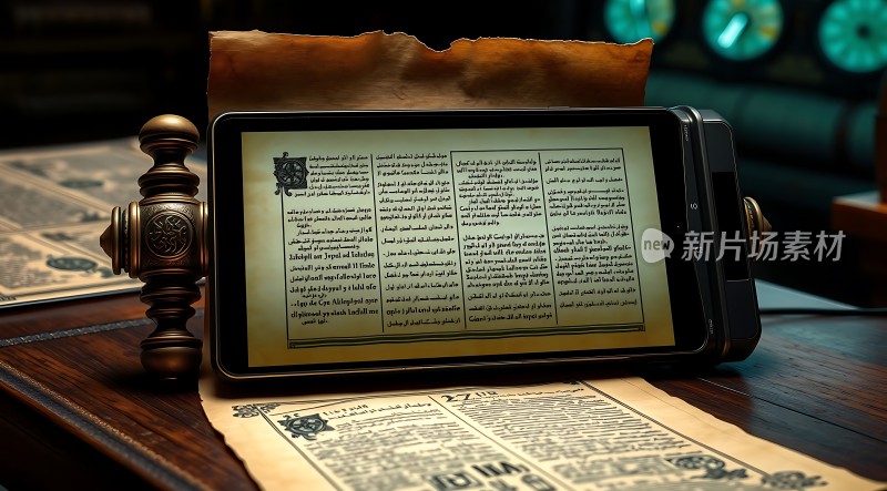 电子书阅读器上的古老文献