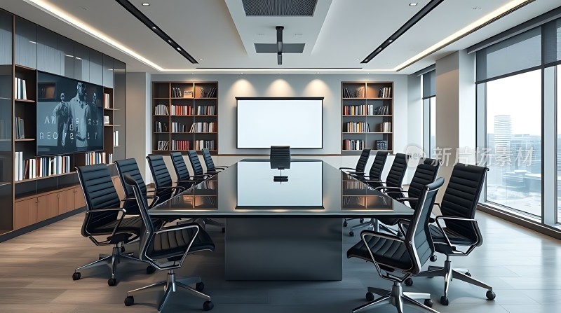 现代会议室高端大气适合商务洽谈与决策