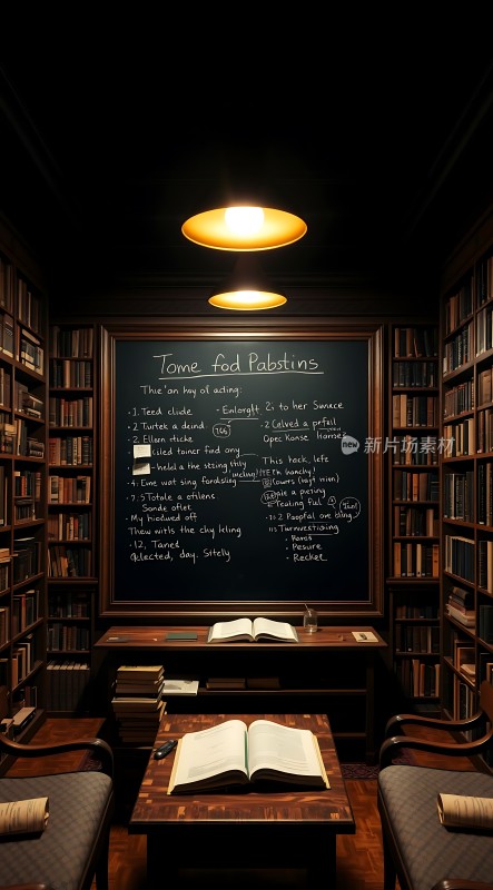 书房里的智慧之光