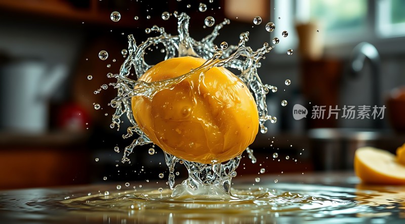 水果入水瞬间