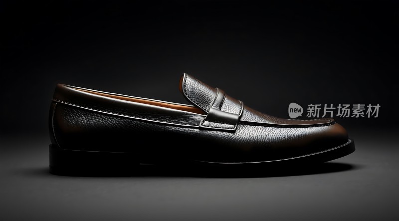 黑色皮鞋质感十足简约大方