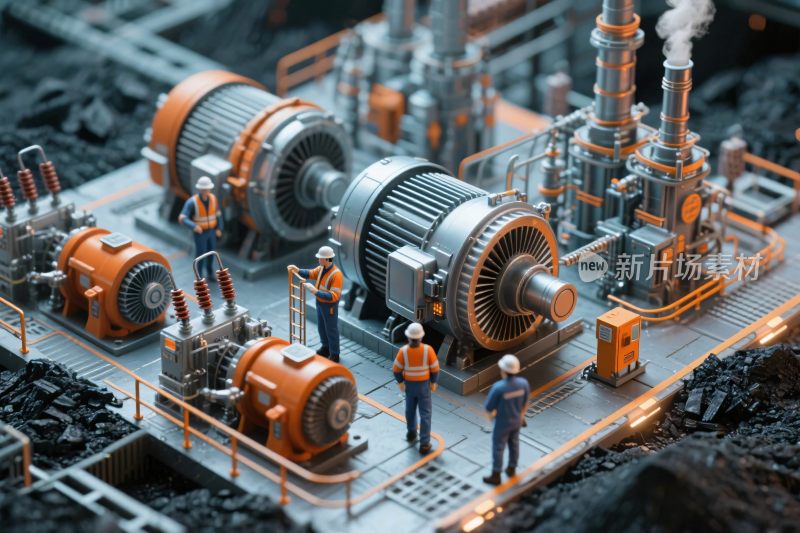 工业机械工程微型场景