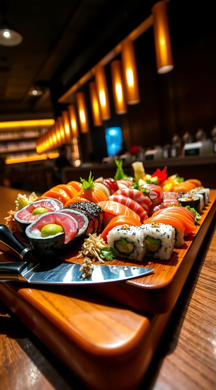 日式料理拼盘寿司大餐