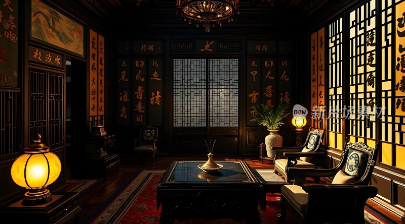 古风雅室东方韵味