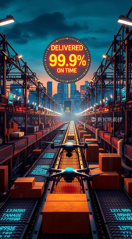 高效物流999%准时送达