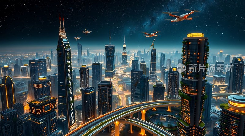 未来之城科技与建筑的交响曲