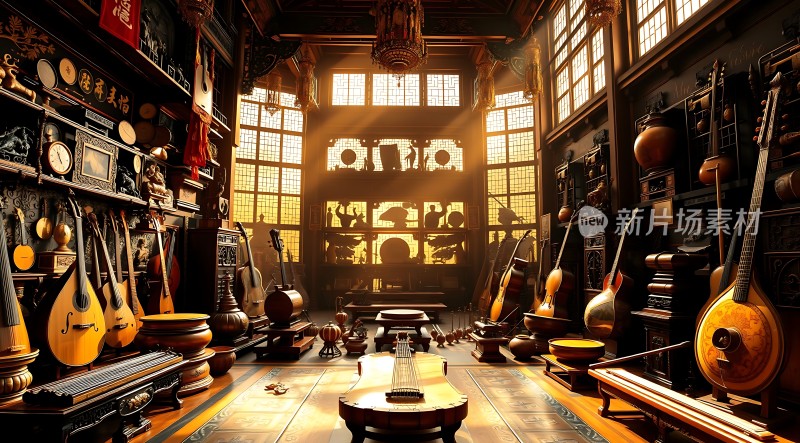 古乐器陈列室