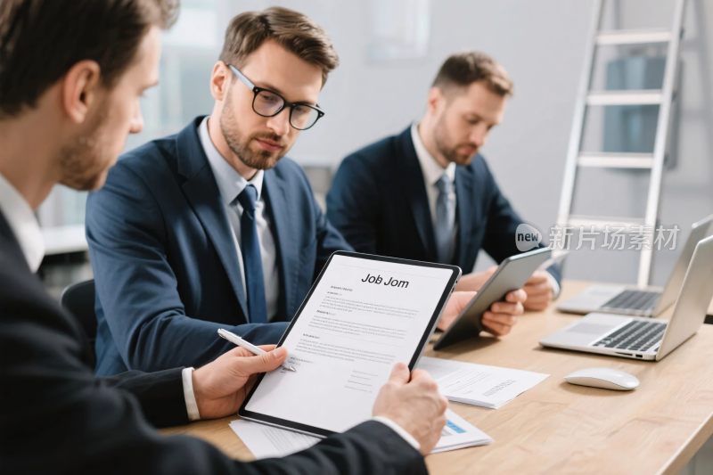 商务人士办公场景