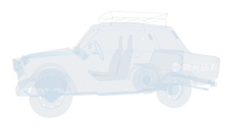 特辣贝特汽车老爷车Trabant 601