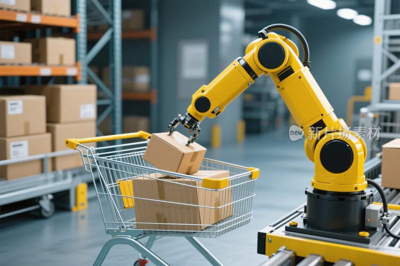 工业机器人仓库作业