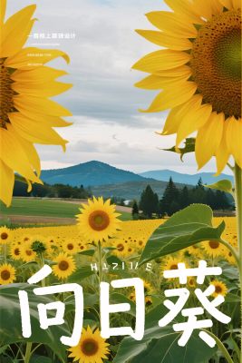 向日葵田园风景图 向日葵田园风景图