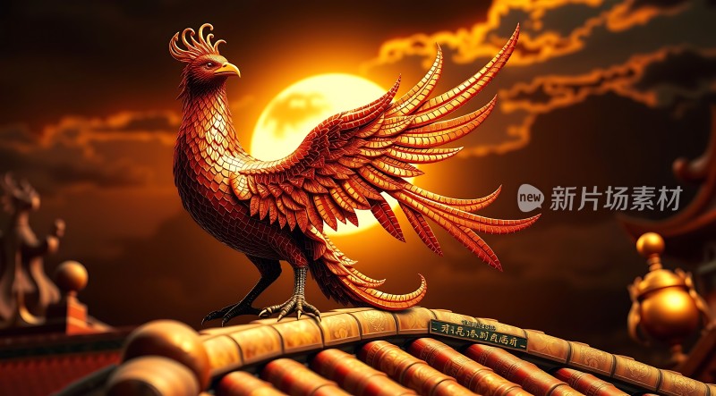 金鸡报晓迎朝阳