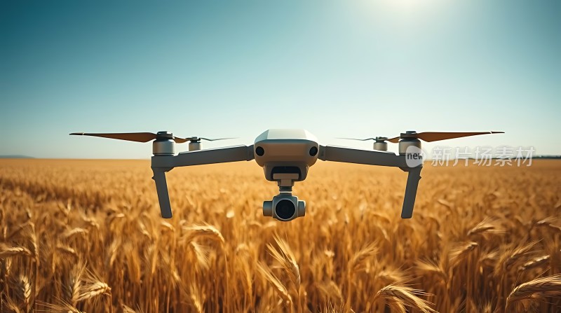 科技助力农业无人机巡田