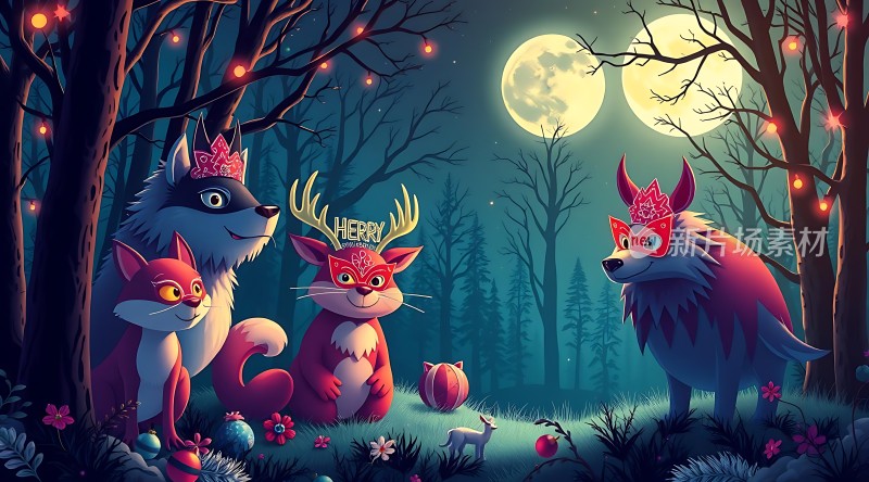 森林里的狂欢夜