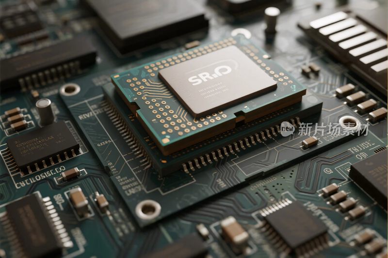 电子电路板特写