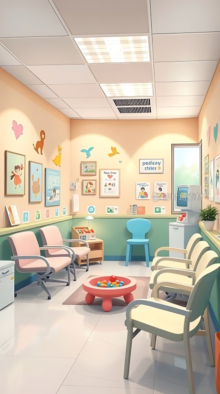 儿科诊所温馨等候区