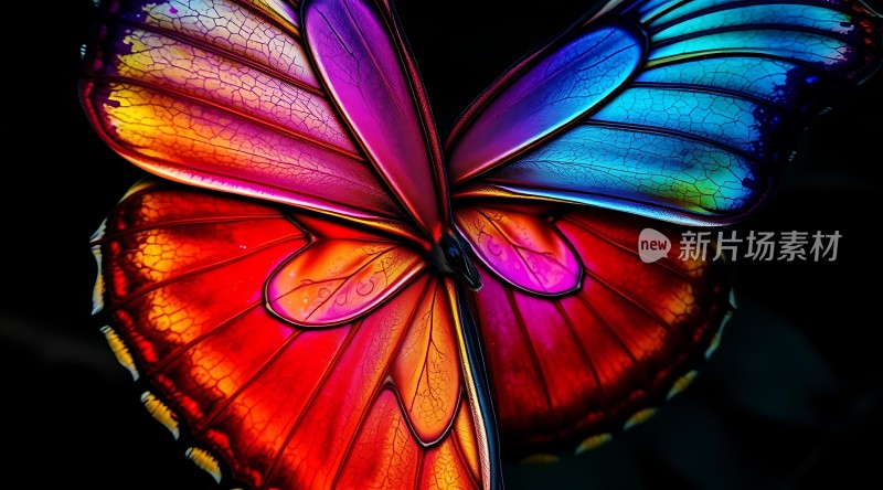 多彩蝴蝶翅膀