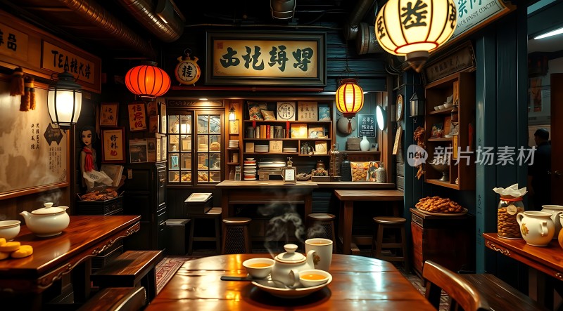 古色古香茶馆传统韵味尽在眼前