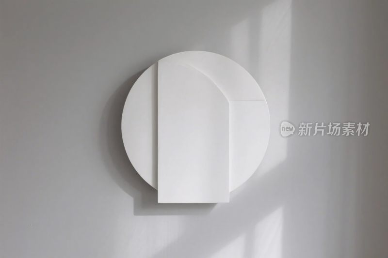 简约白色墙面装饰摆件