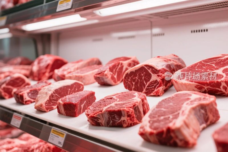 超市生鲜肉品陈列