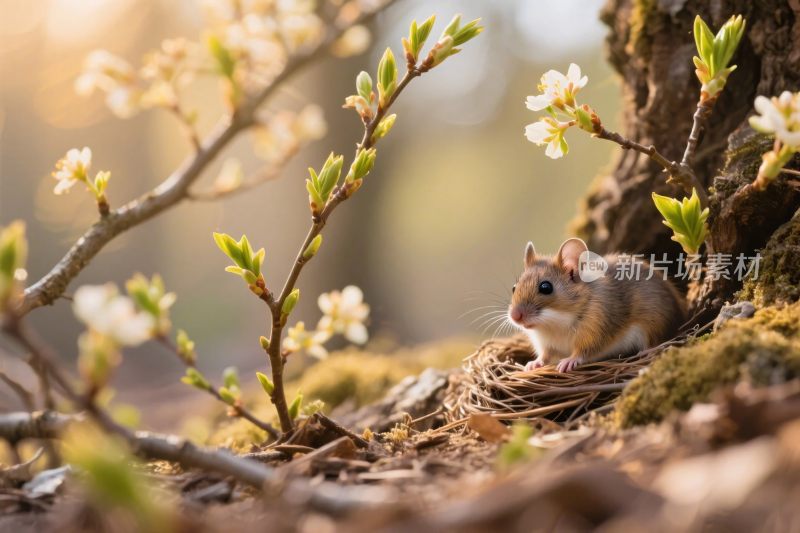 春日小仓鼠与繁花