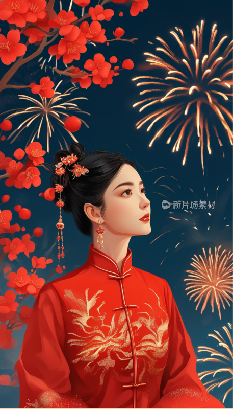 东方美女 中式风