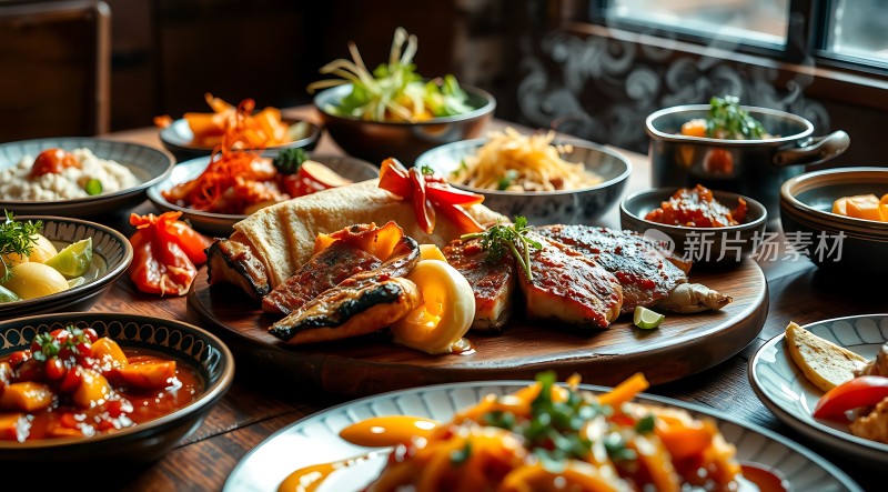 美味佳肴盛宴诱人美食大集合