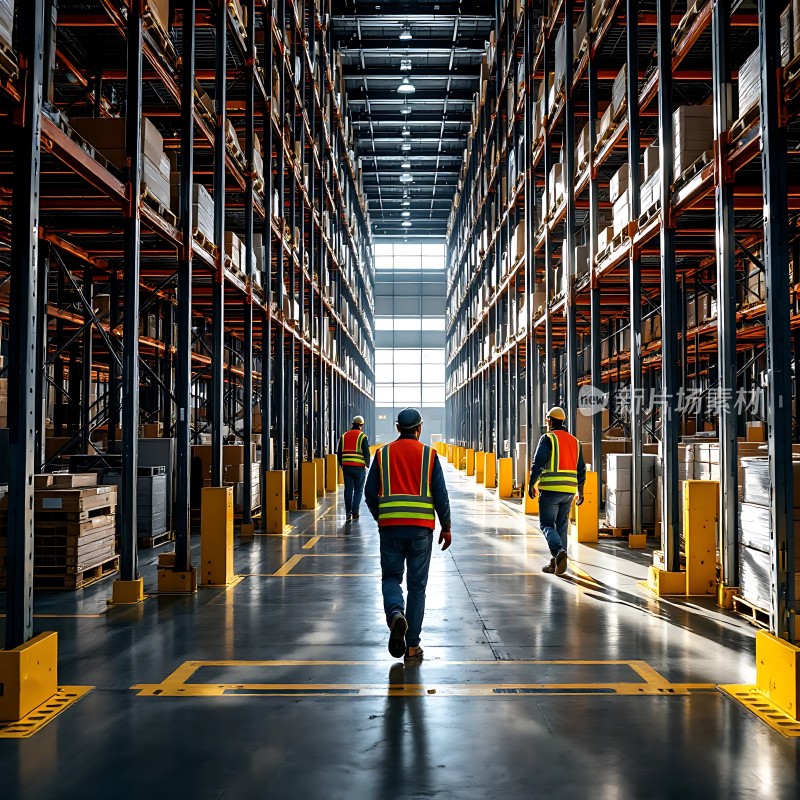 仓库工人搬运货物