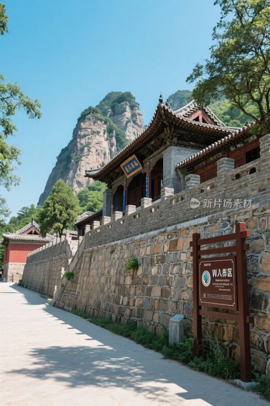 古庙古建与山水景