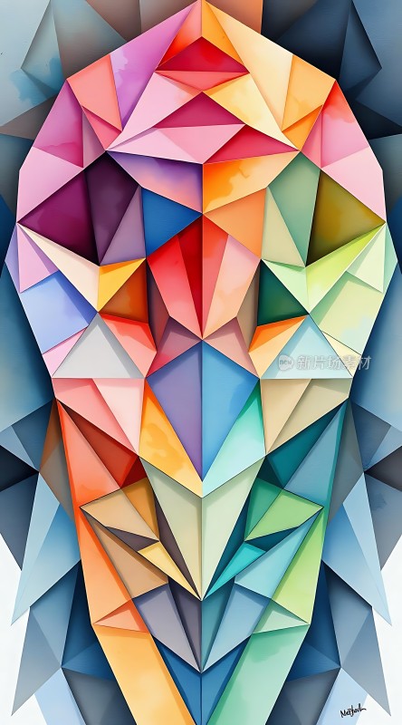 多彩几何艺术