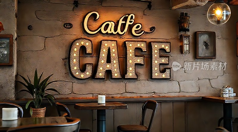 复古咖啡馆温馨氛围吸引顾客