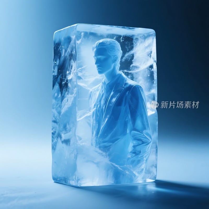 冰封之影神秘男子