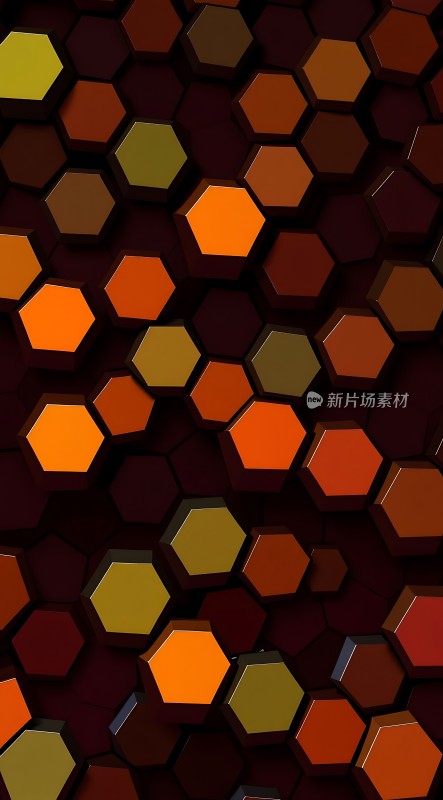 六边形色彩世界