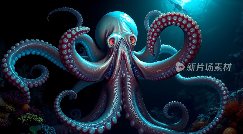 深海巨怪神秘章鱼