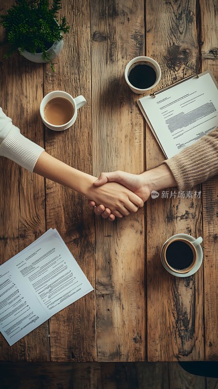 合作共赢握手言和