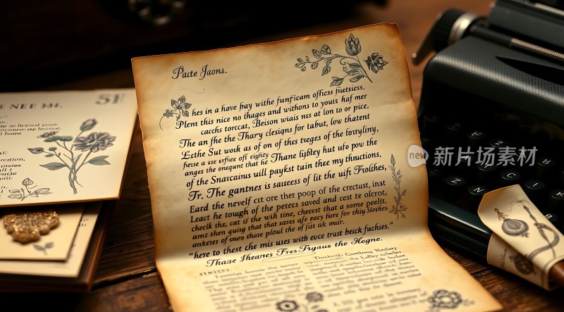 古旧文献与打字机