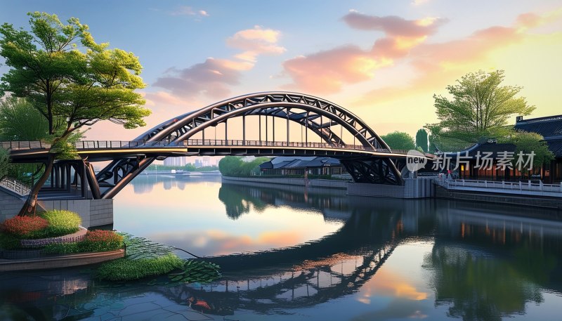 南京秦淮河凤凰桥