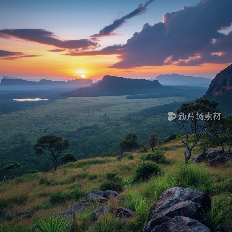 斯里兰卡高地日出