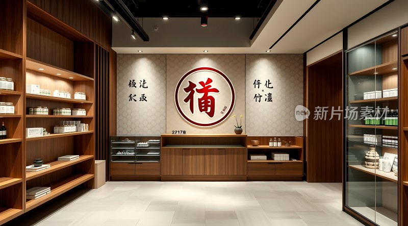 新片场素材 精致店铺设计