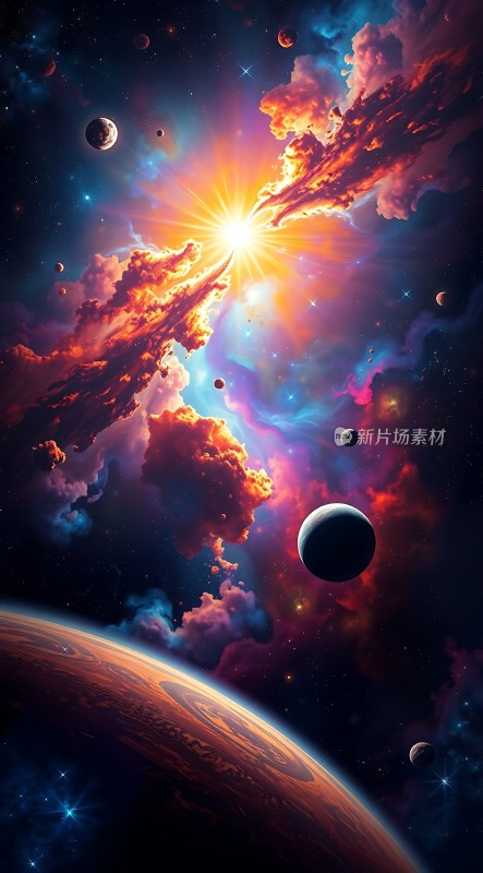 宇宙奇观星云、行星与恒星