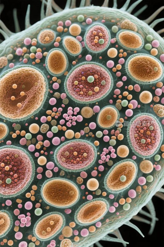 微观细胞特写图