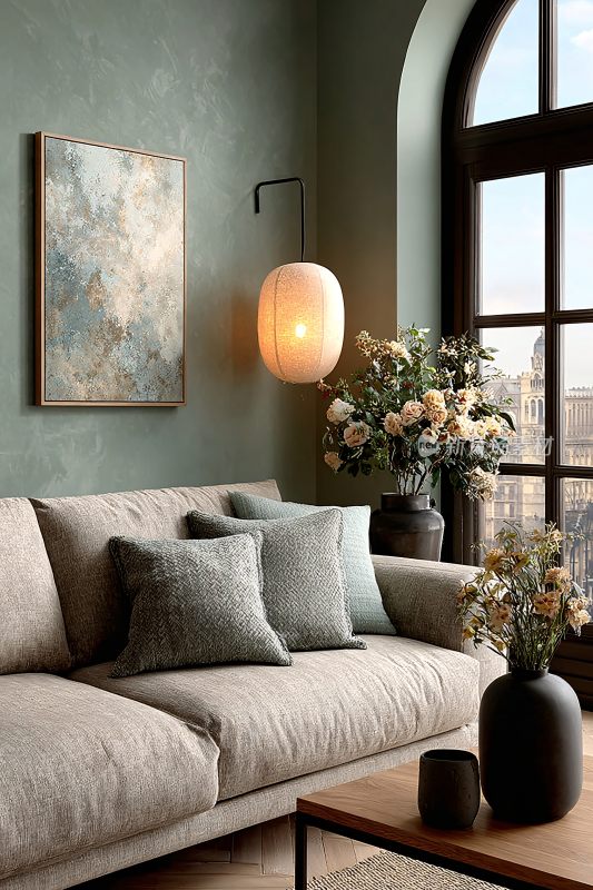 温馨舒适的室内客厅场景