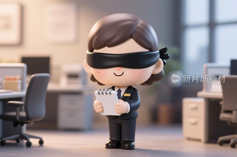 卡通办公人物插画