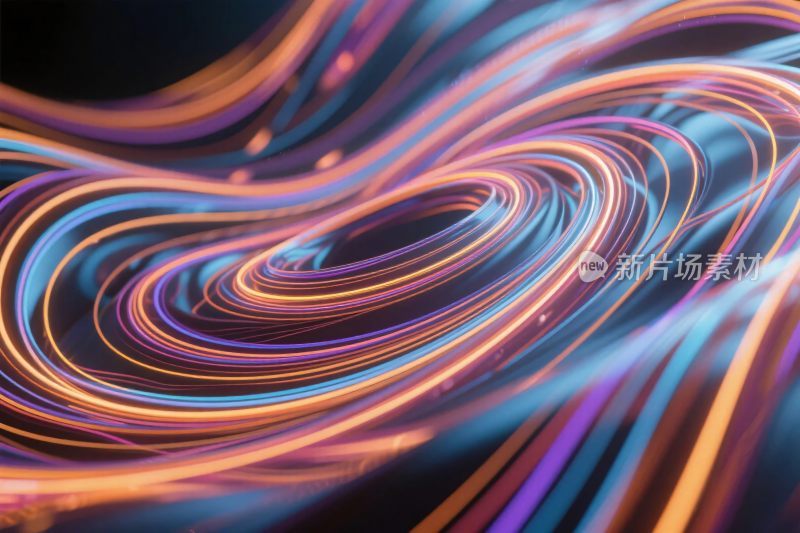 抽象光线漩涡艺术