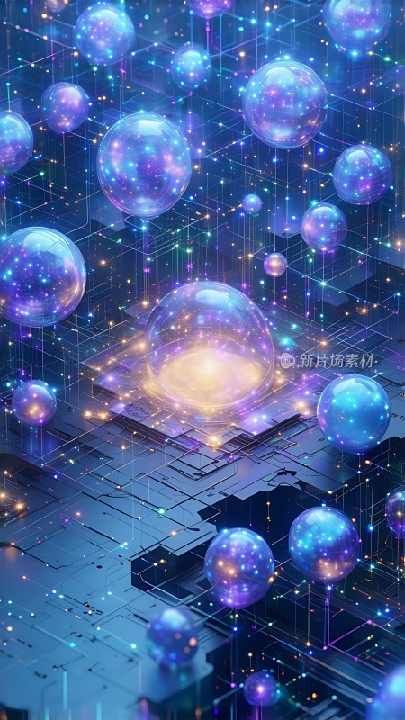 数字世界中的梦幻泡泡