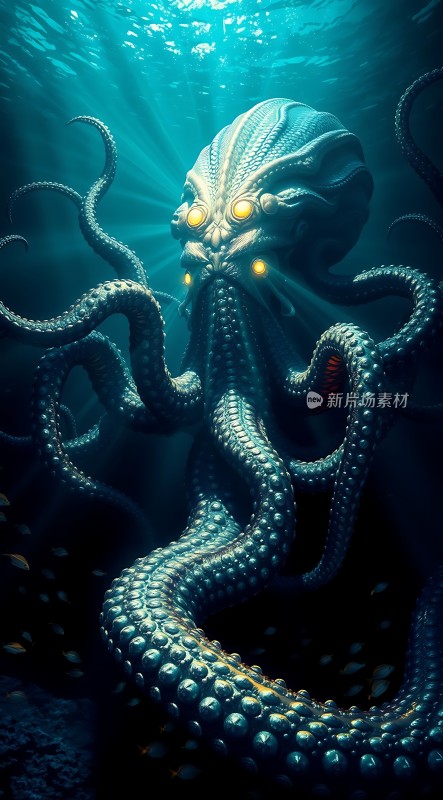 深海巨怪神秘章鱼王