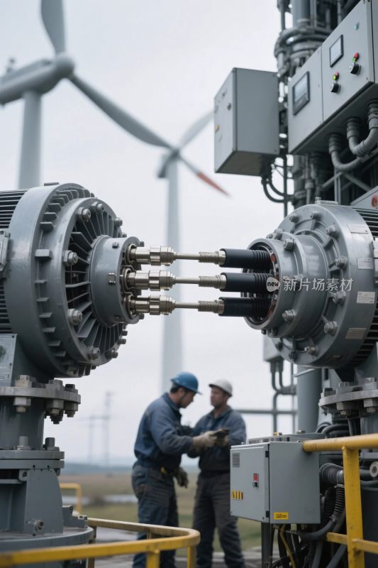 工业设备与工人工作场景